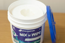 Load image into Gallery viewer, Dry Bucket Wipes - Make Your Own Wet Wipes with Dispenser Buckets for Cleaning - 220 Wipes - 6 inches by 9 inches