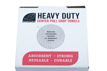 Load image into Gallery viewer, Heavy Duty Shop Towels Center Pull - MAX STRENGTH - 160 Sheets - 9 x 12 inches