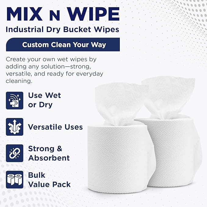Dry Wipes Refill 2-Pack - 220 sheets - 6 x 9 inches