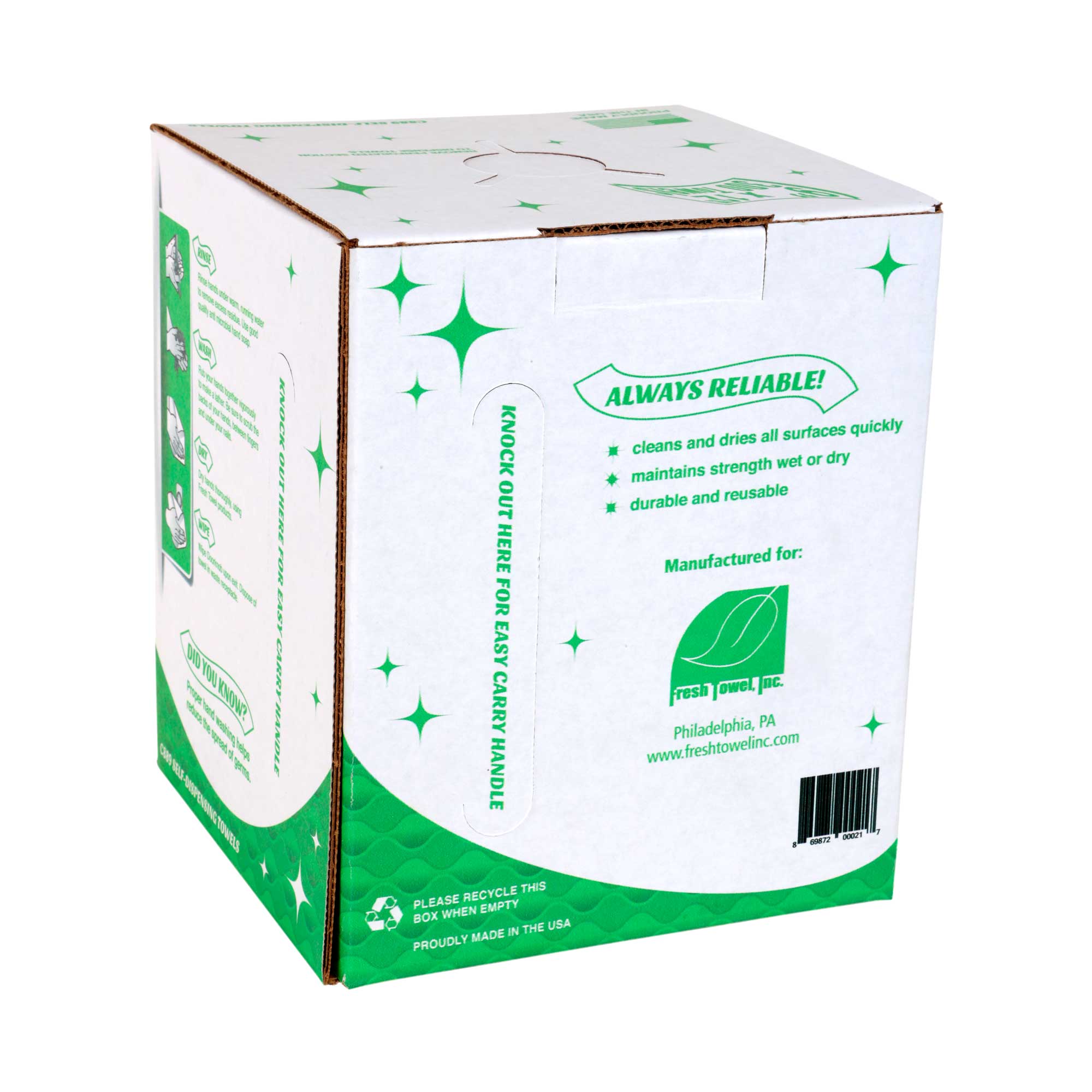 Center Pull Paper Shop Towel - 300 Sheets - 9 inches x 12 inches - White