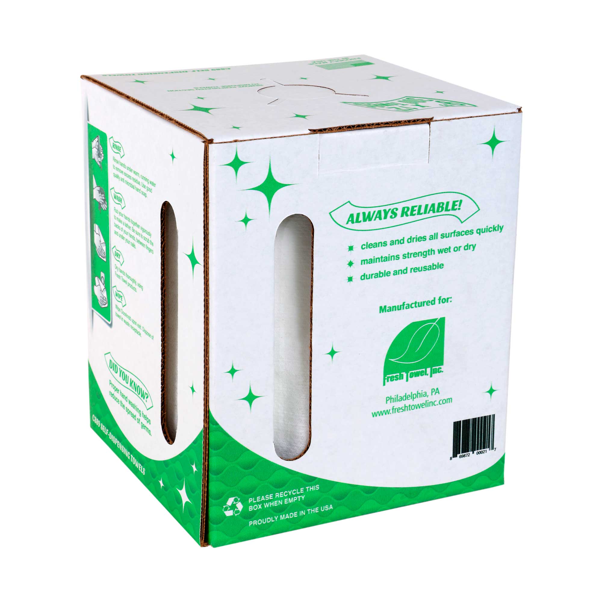 Center Pull Paper Shop Towel - 300 Sheets - 9 inches x 12 inches - White