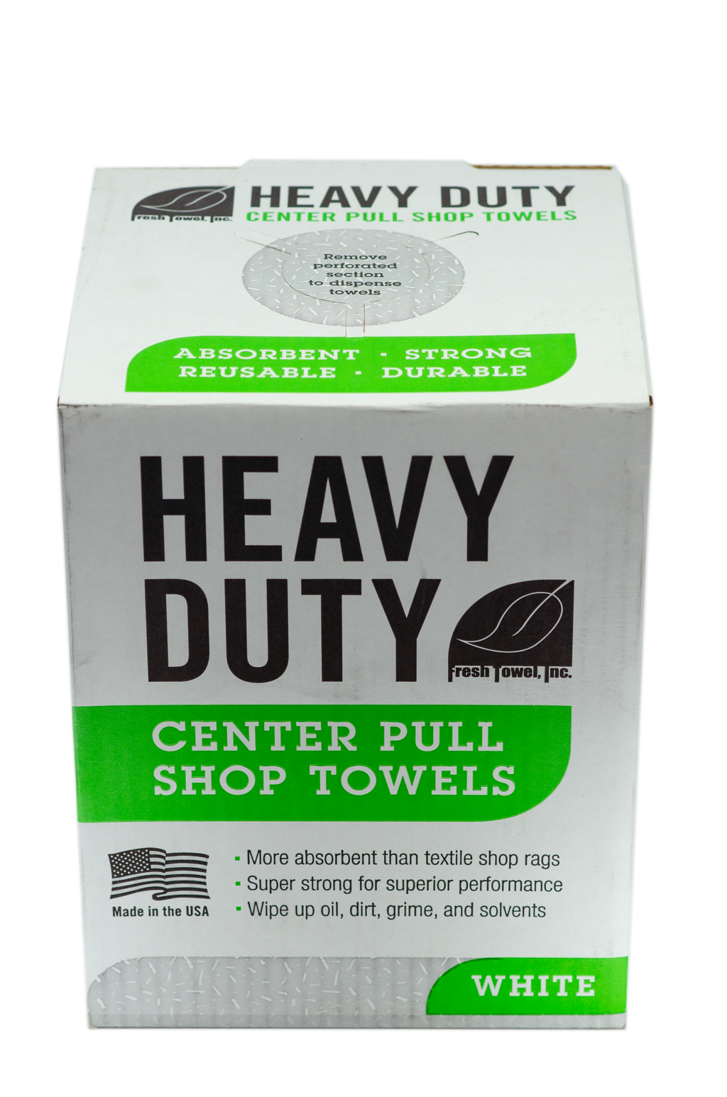 Heavy Duty Shop Towels Center Pull - MAX STRENGTH - 160 Sheets - 9 x 12 inches
