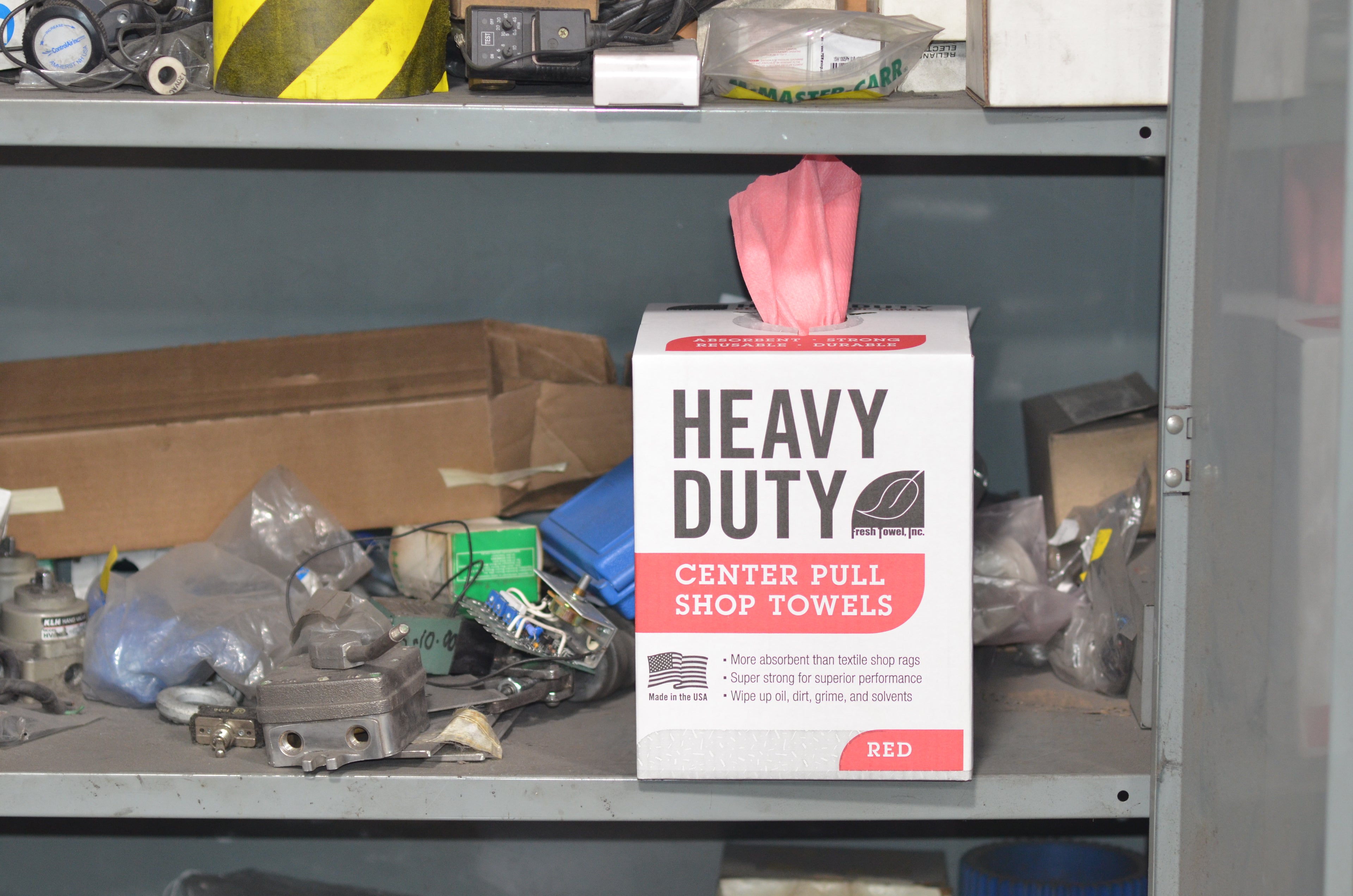 Heavy Duty Shop Towels Center Pull - MAX STRENGTH - 160 Sheets - 9 x 12 inches