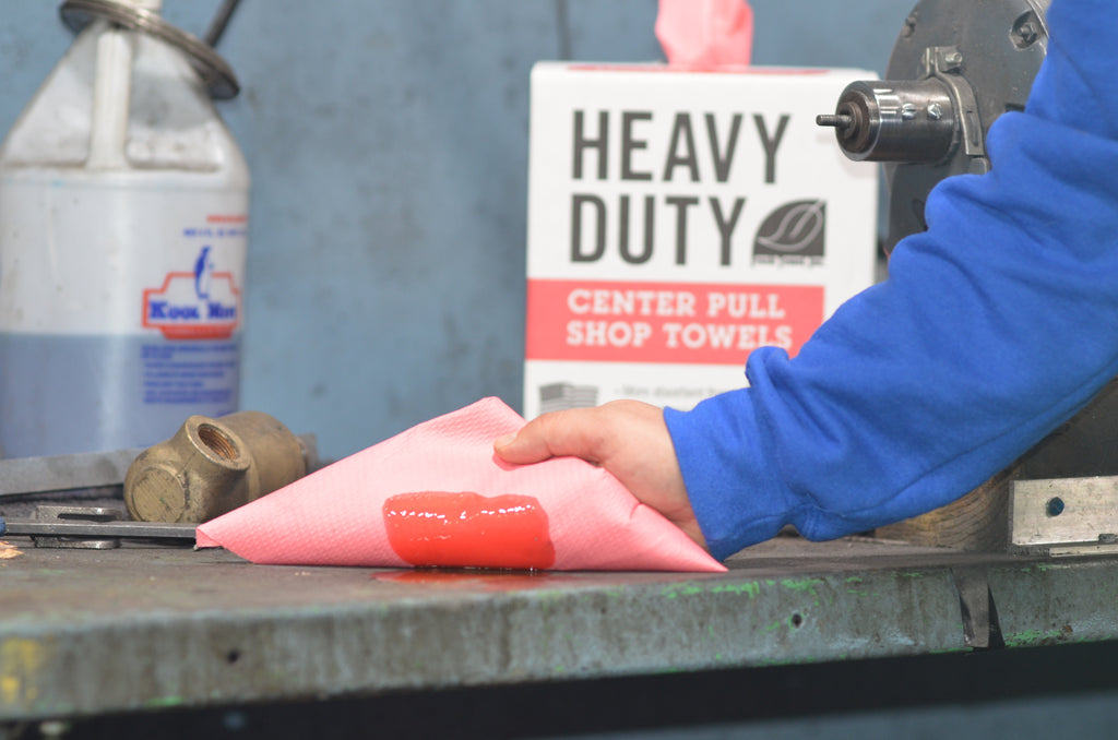 Heavy Duty Shop Towels Center Pull - MAX STRENGTH - 160 Sheets - 9 x 12 inches