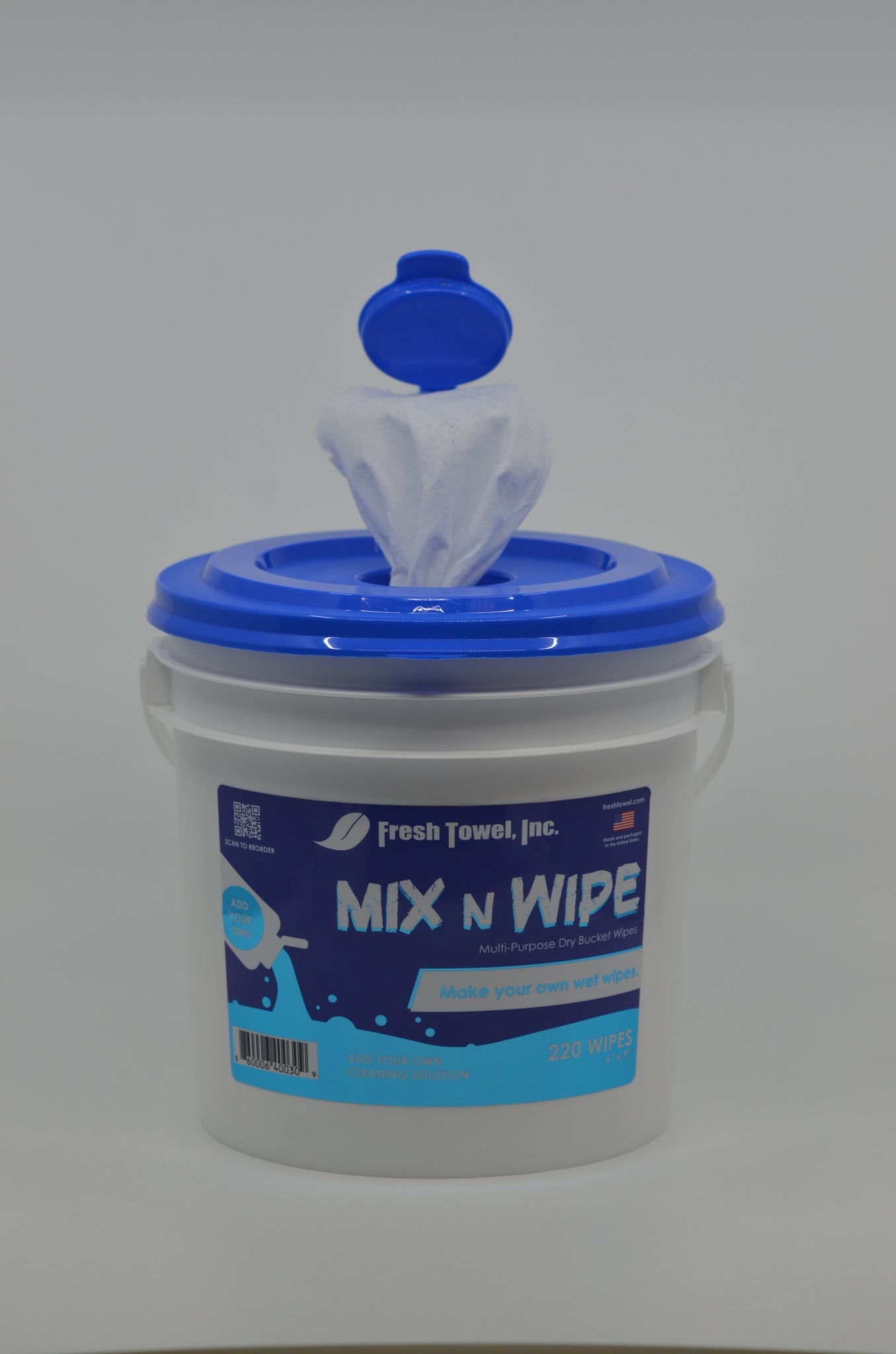 Dry Bucket Wipes - Make Your Own Wet Wipes with Dispenser Buckets for –  Fresh Towel