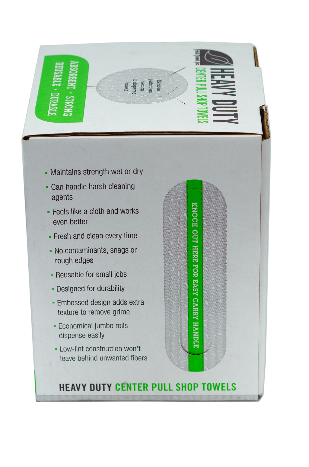 Heavy Duty Shop Towels Center Pull - MAX STRENGTH - 160 Sheets - 9 x 12 inches