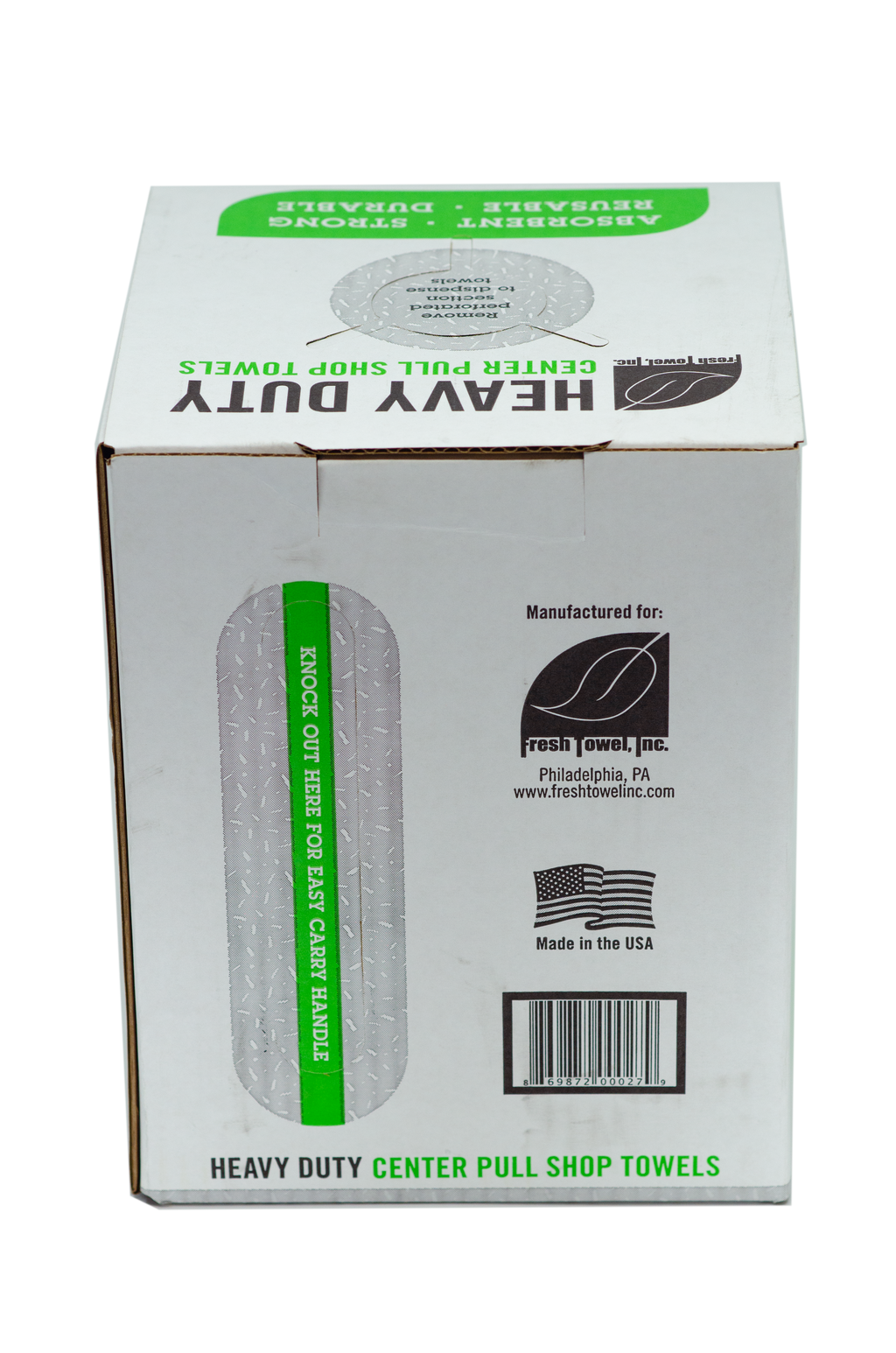 Heavy Duty Shop Towels Center Pull - MAX STRENGTH - 160 Sheets - 9 x 12 inches
