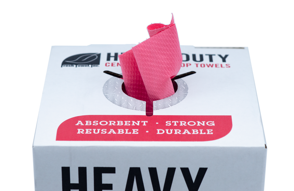Heavy Duty Shop Towels Center Pull - MAX STRENGTH - 160 Sheets - 9 x 12 inches