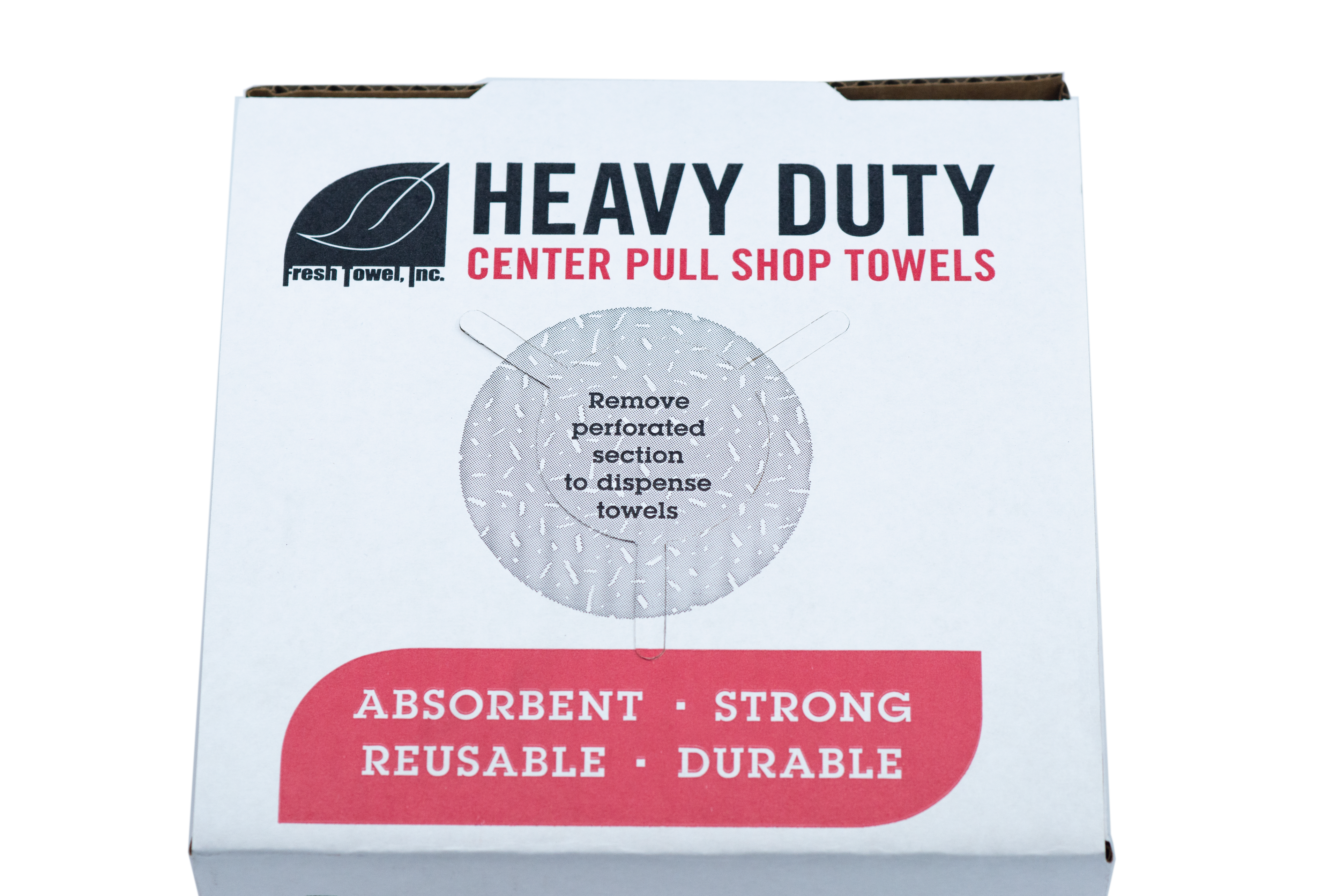 Heavy Duty Shop Towels Center Pull - MAX STRENGTH - 160 Sheets - 9 x 12 inches